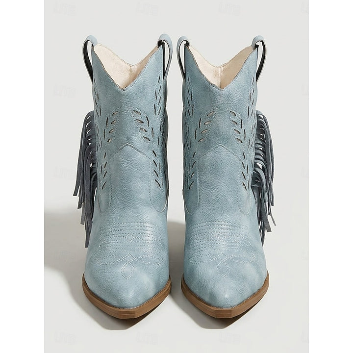 Georgina | Western Tassel Ankle Boots
