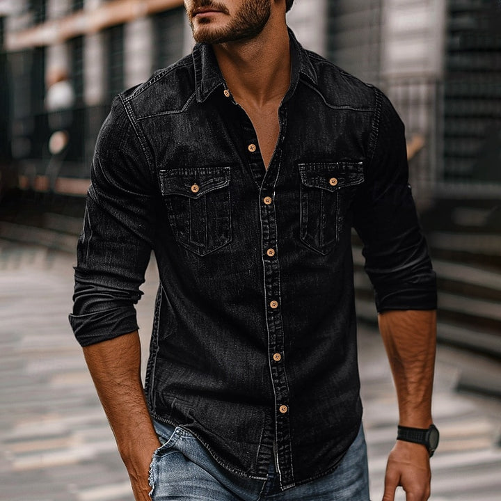 Harvey | Rugged Button-Up Shirt