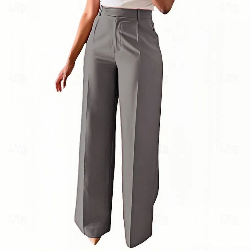 Winona | High-Waist Straight-Leg Trousers