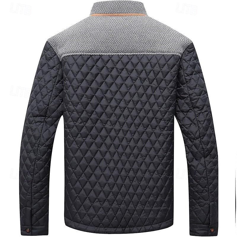 Leland | Quilted Stand-Collar Jacket
