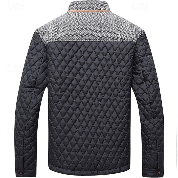 Leland | Quilted Stand-Collar Jacket