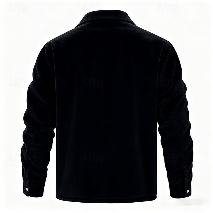 Rhodes | Fleece-Lined Ribbed Jacket