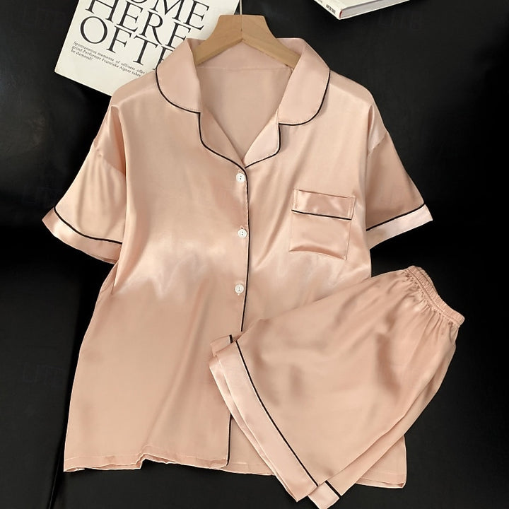 Marla | Relaxed Button-Front Two-Piece Set