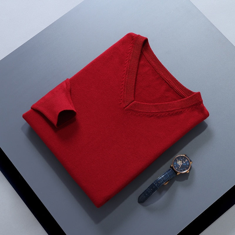 Douglas | Refined V-Neck Sweater