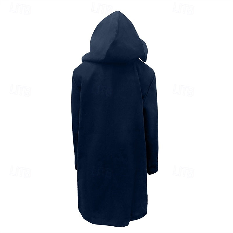 Alfred | Hooded Long Overcoat