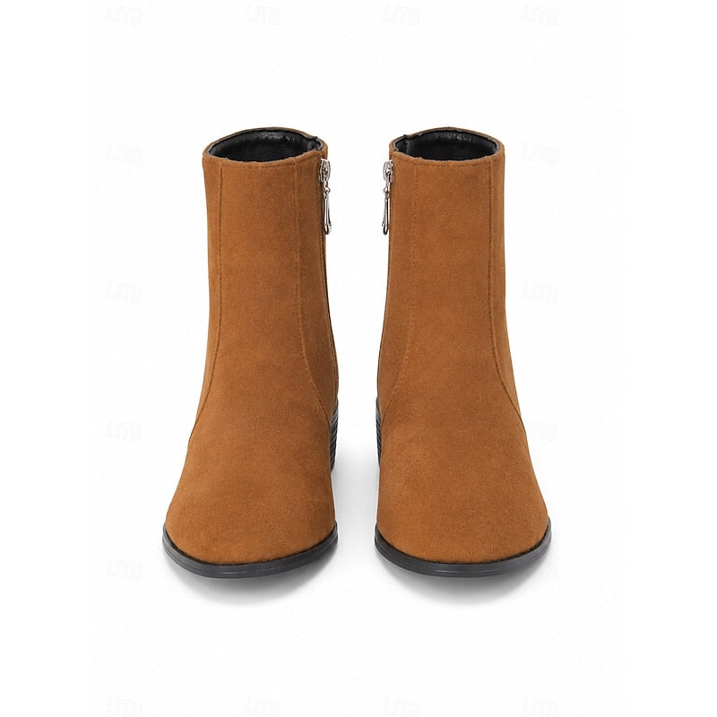 Tessa | Sleek Side-Zip Ankle Boots