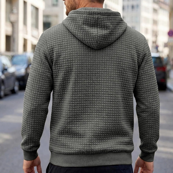 Colton | Textured Hooded Pullover