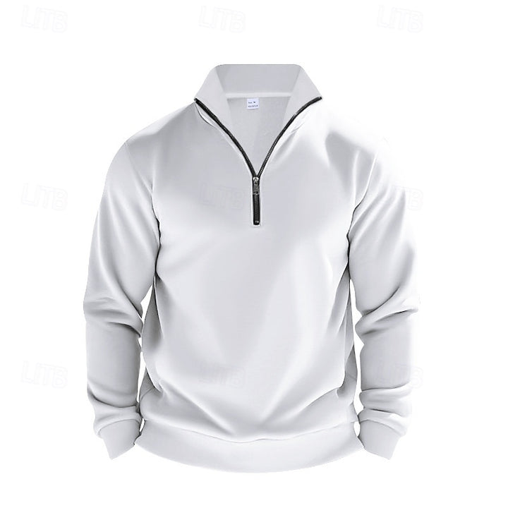 Sebastian | Refined Quarter-Zip Sweatshirt