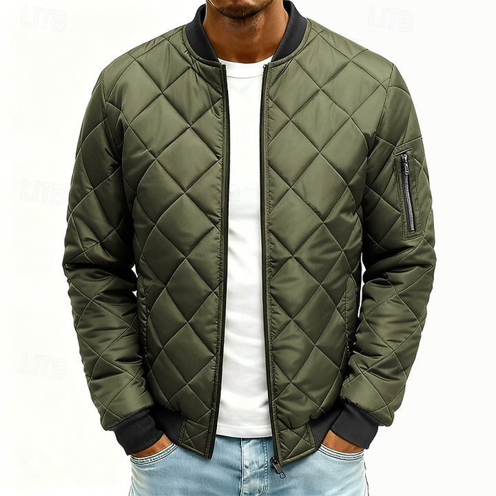 Garrick | Quilted Bomber Jacket