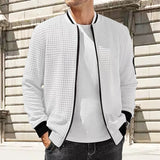 Callister | Textured Zip-Up Bomber Jacket