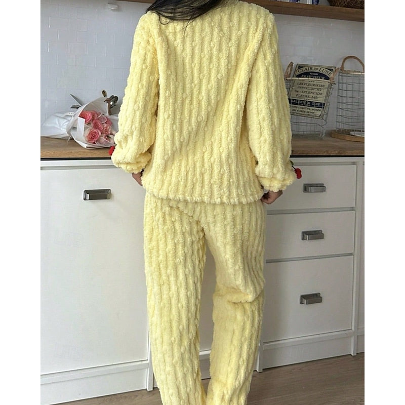 Elsie | Cozy Textured Lounge Two-Piece Set