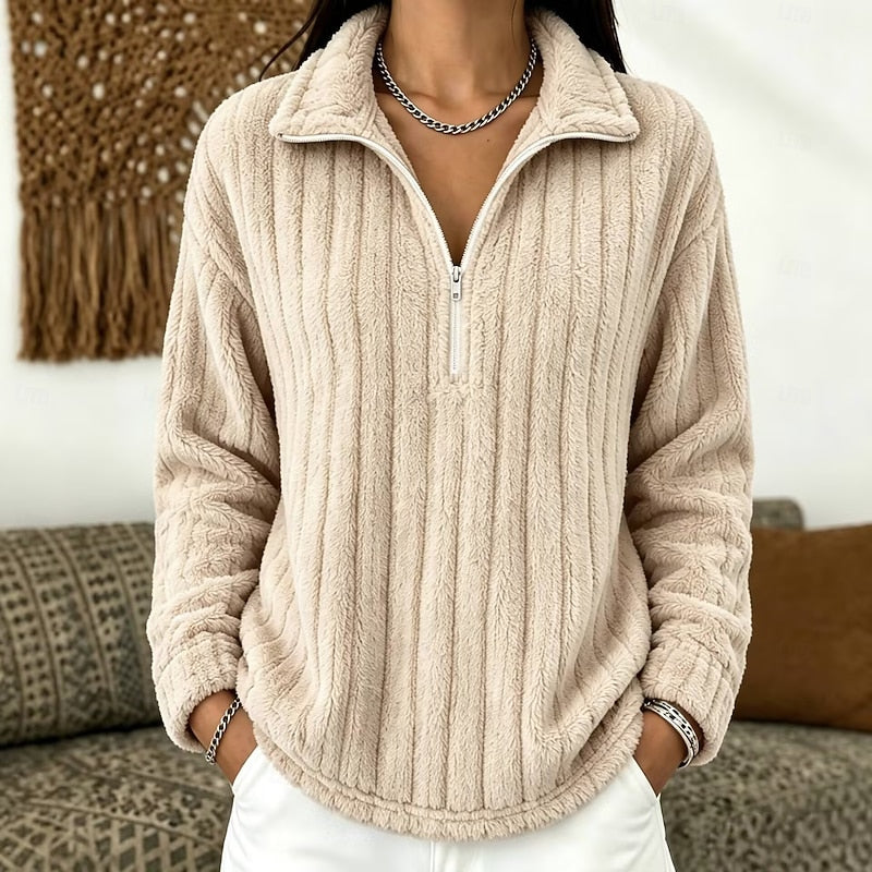 Colette | Cozy Quarter-Zip Pullover
