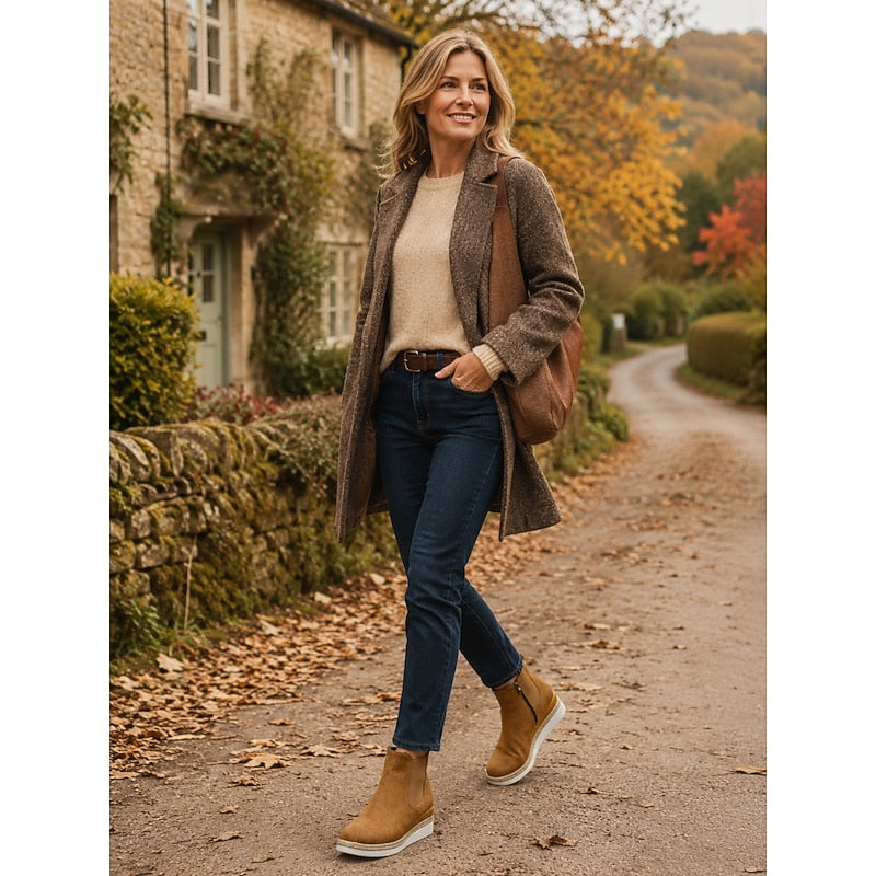Marjorie | Wedge Chelsea Ankle Boots