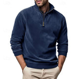 Raymond | Half-Zip Stand-Collar Sweatshirt