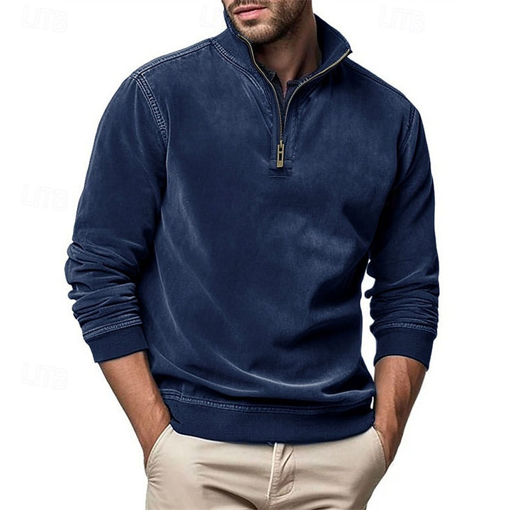 Raymond | Half-Zip Stand-Collar Sweatshirt