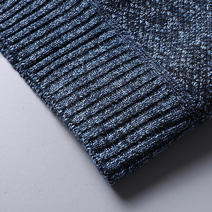 Gareth | Quarter-Zip Stand Collar Sweater