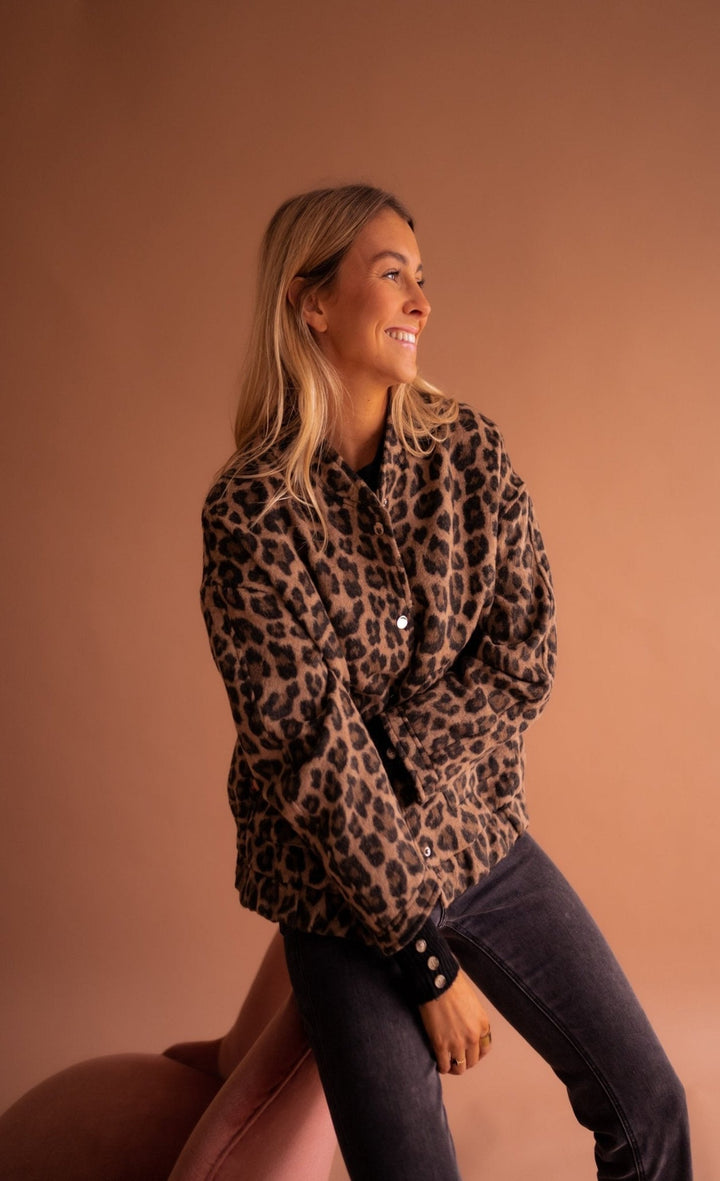 Sienna | Elegant Leopard Print Jacket