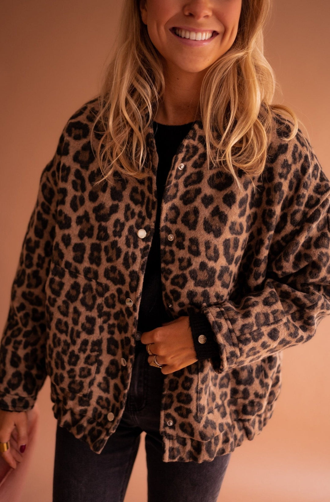 Sienna | Elegant Leopard Print Jacket