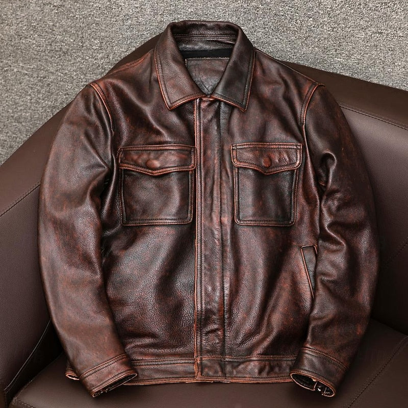 Flynn | Classic Zip-Up Biker Jacket