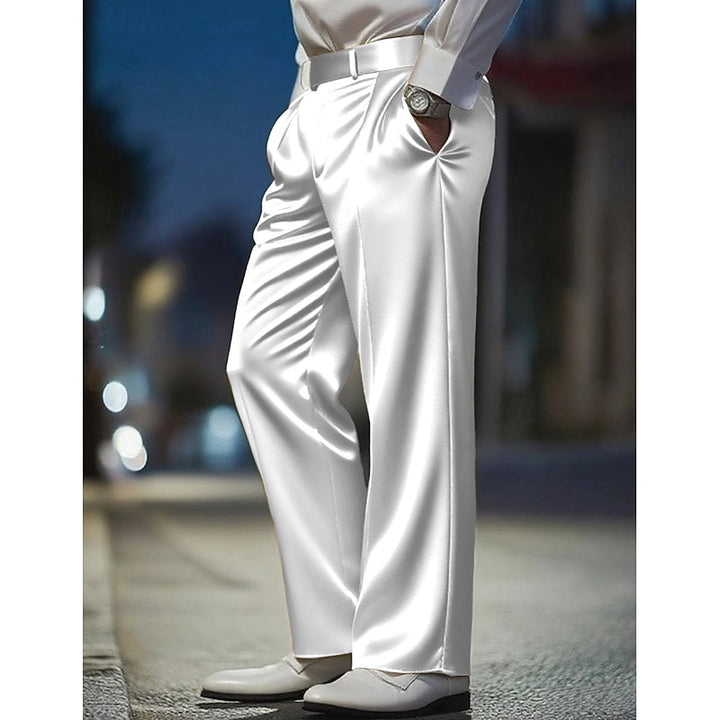 Sterling | Smooth Straight-Leg Dress Trousers