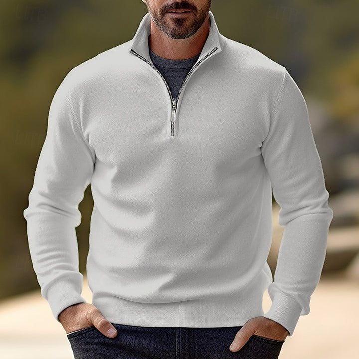 Wesley | Refined Half-Zip Pullover