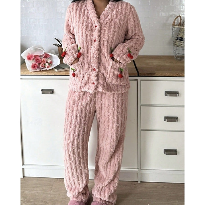 Elsie | Cozy Textured Lounge Two-Piece Set