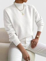 Esme | Elegant Mock-Neck Sweater