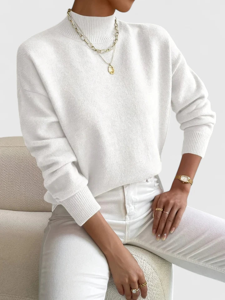 Esme | Elegant Mock-Neck Sweater