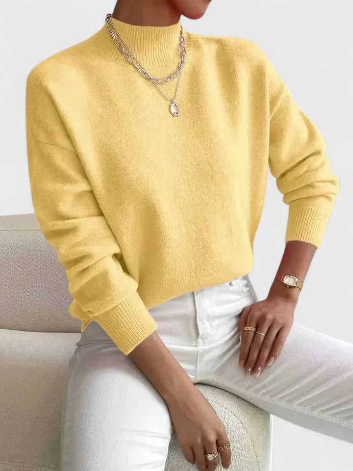 Esme | Elegant Mock-Neck Sweater