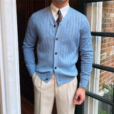 Merrick | Ribbed V-Neck Cardigan