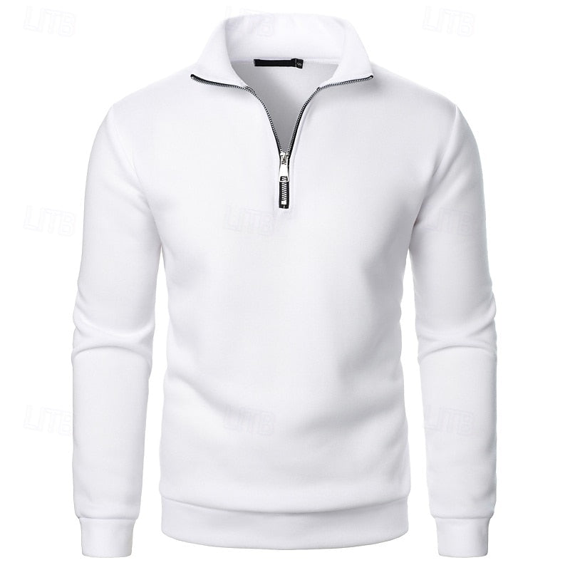 Gilbert | Quarter-Zip Stand-Collar Sweatshirt