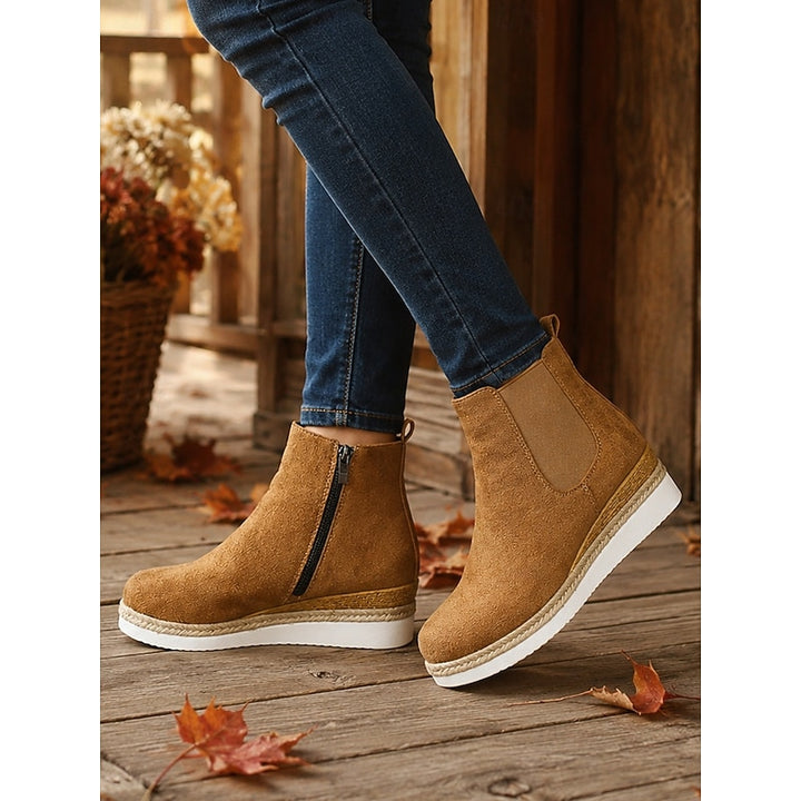 Marjorie | Wedge Chelsea Ankle Boots