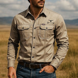 Wyatt | Rugged Western Work Shirt