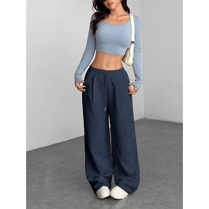 Maeve | Wide-Leg High-Waist Pants