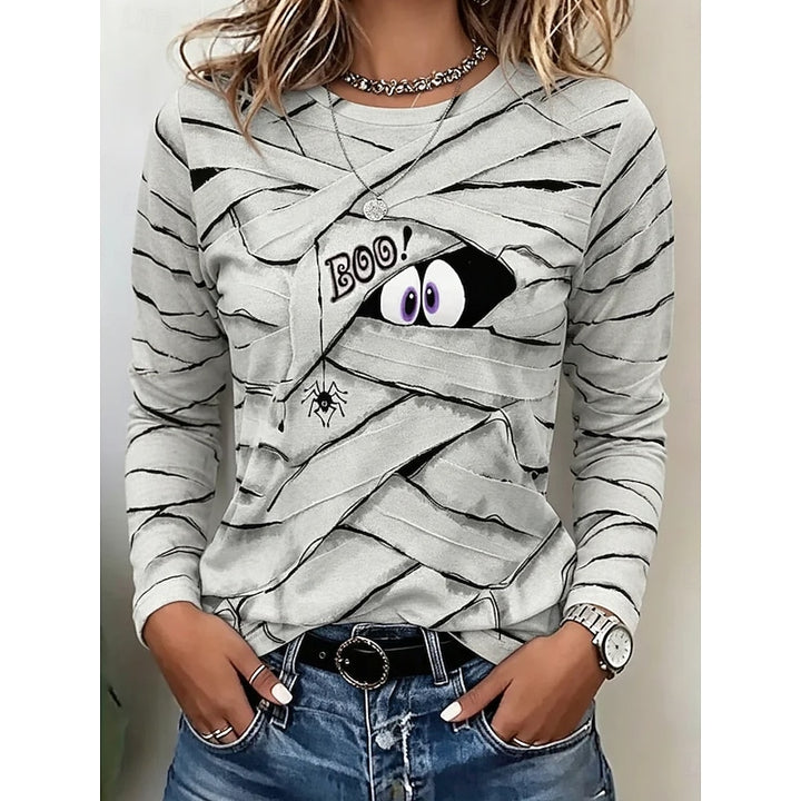 Odessa | Halloween Graphic Long Sleeve Top
