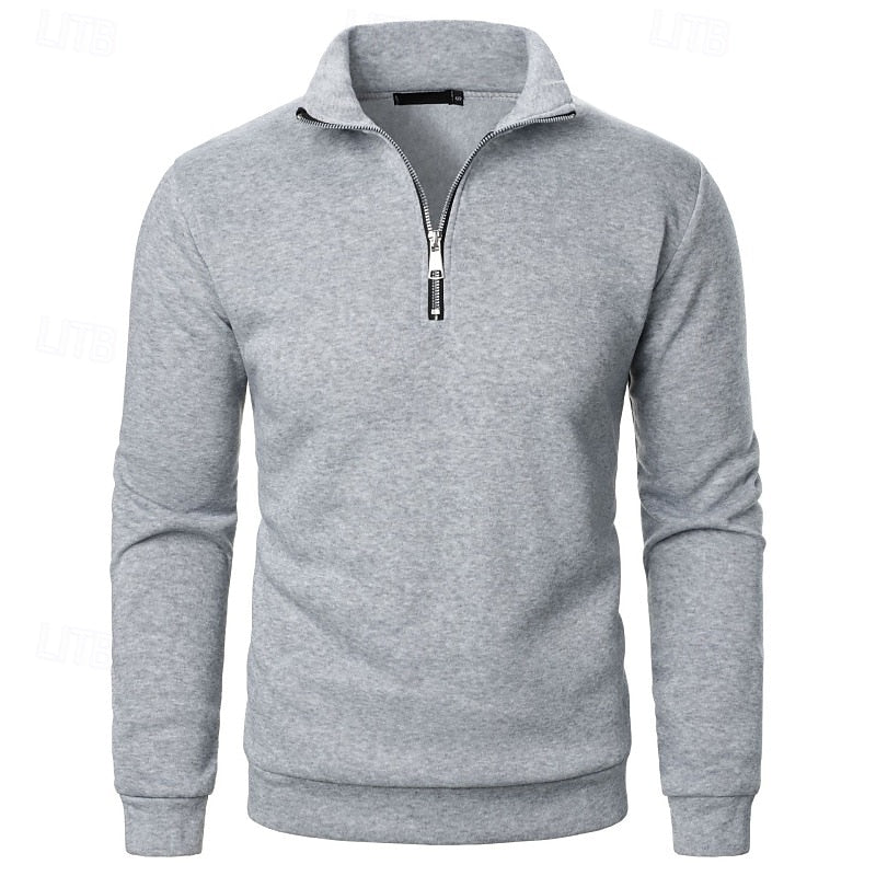 Gilbert | Quarter-Zip Stand-Collar Sweatshirt