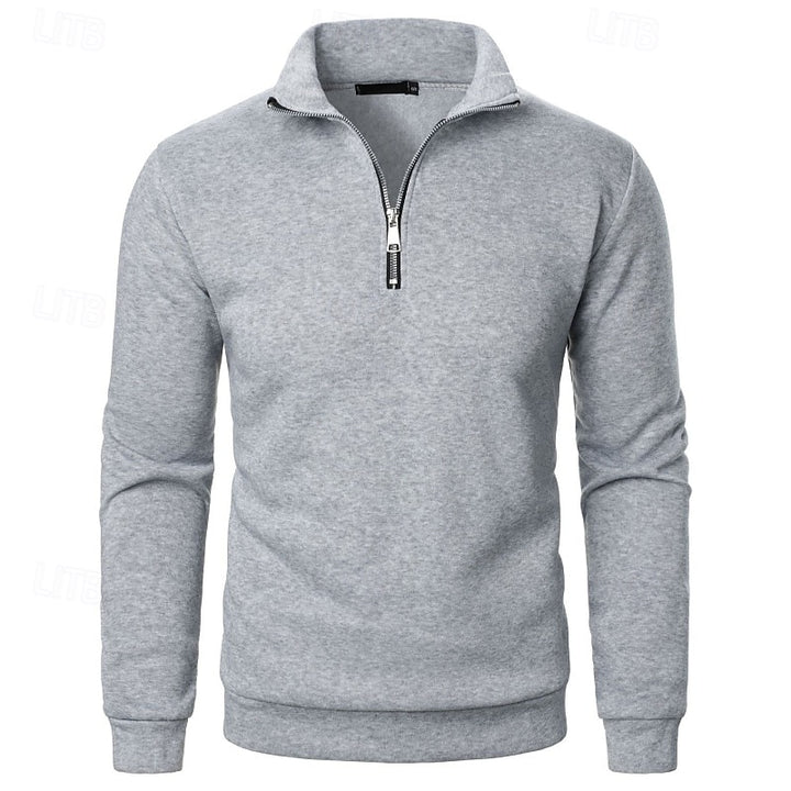 Gilbert | Quarter-Zip Stand-Collar Sweatshirt