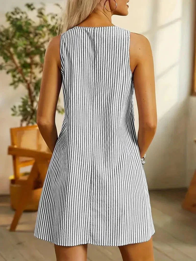 Avery | Classic Striped Mini Dress