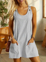 Avery | Classic Striped Mini Dress