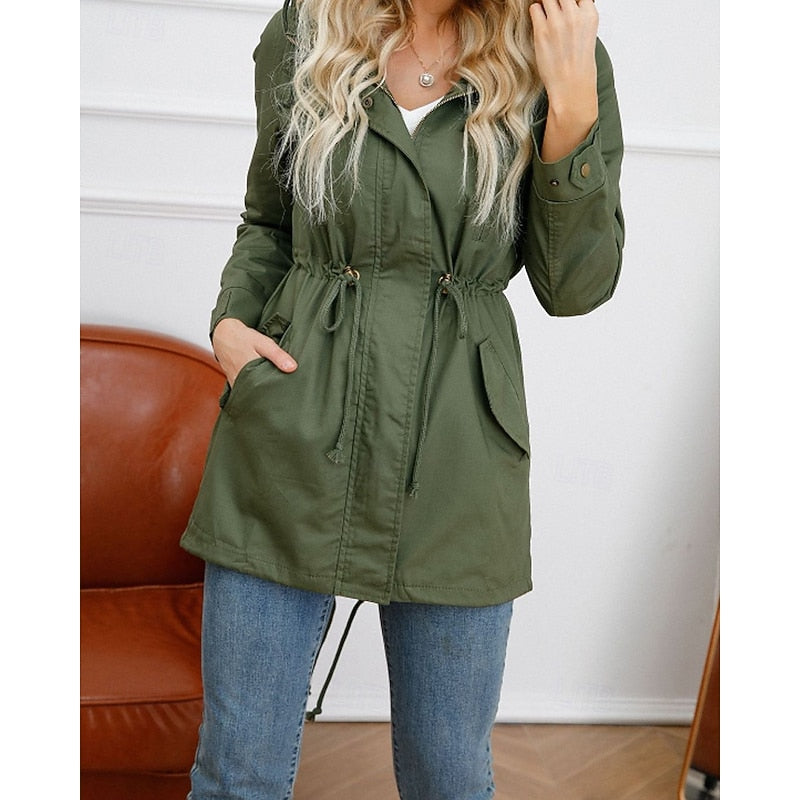 Nadia | Hooded Utility Coat