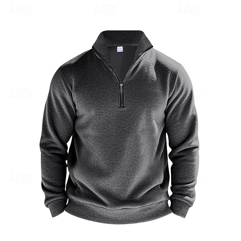 Sebastian | Refined Quarter-Zip Sweatshirt