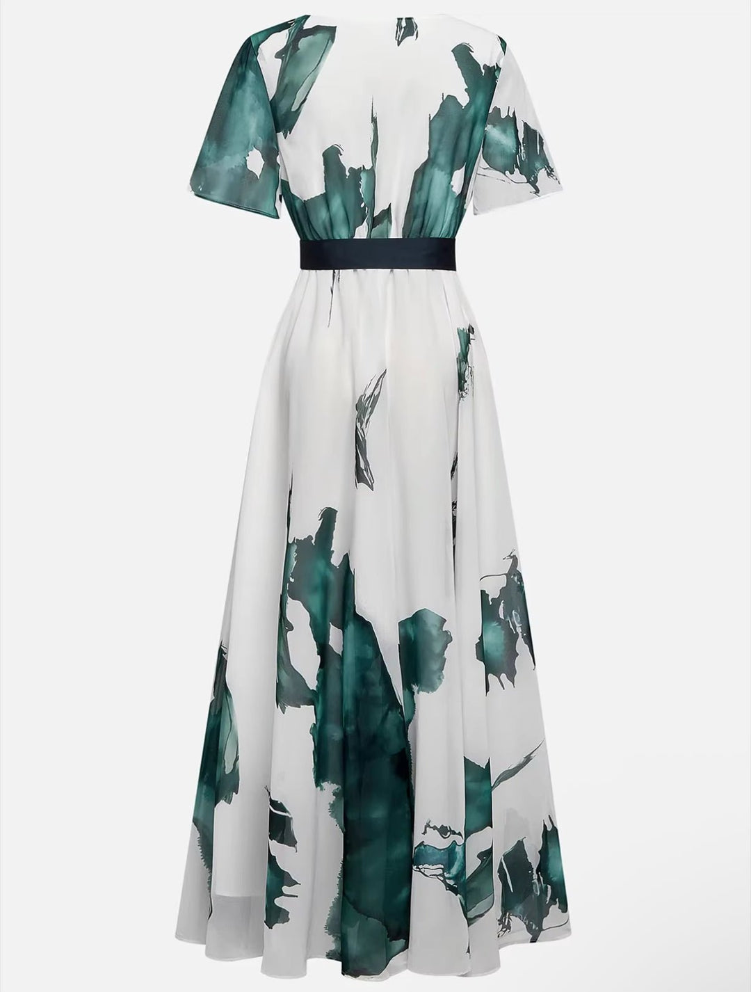 Marissa | Elegant Watercolour Print Dress