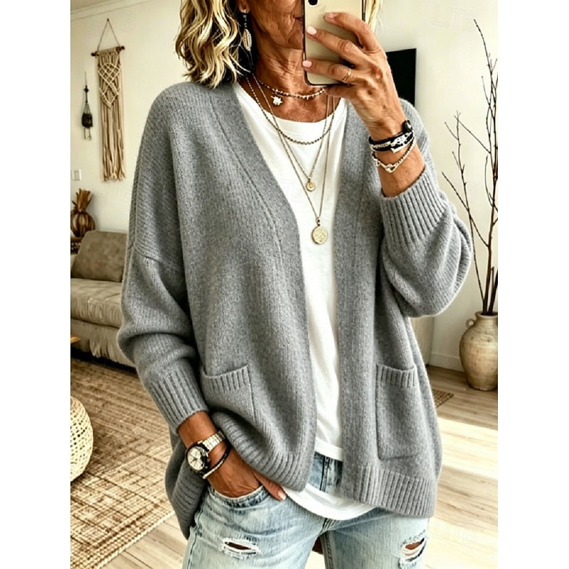 Bethany | Relaxed Open-Front Cardigan