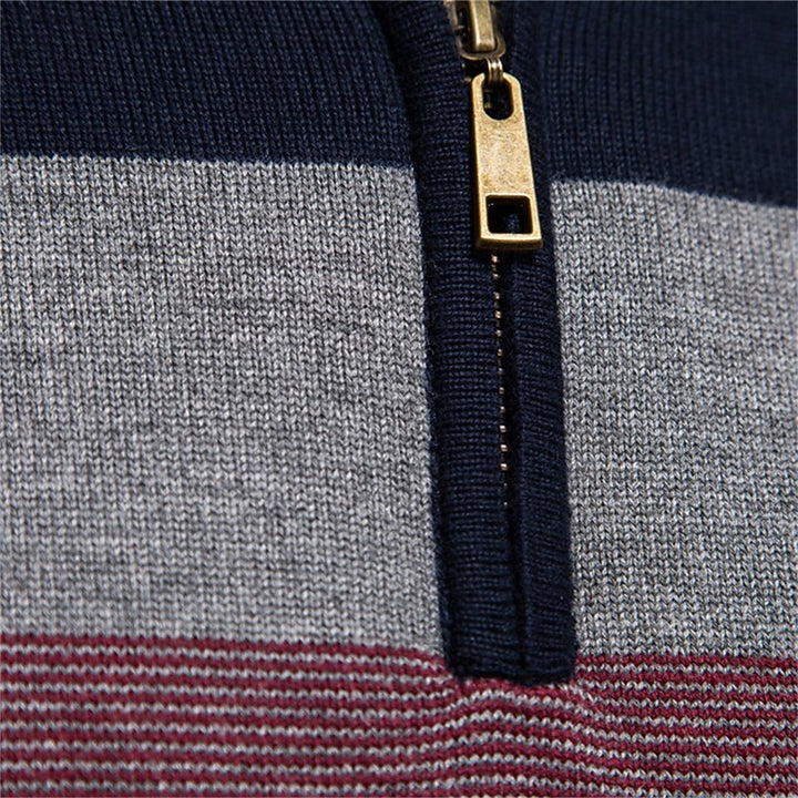Edgar | Quarter-Zip Knit Sweater