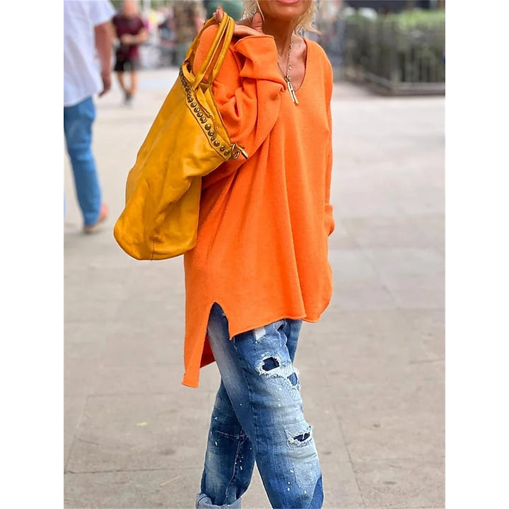 Camille | Relaxed V-Neck Pullover