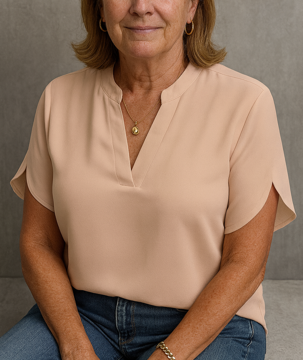 Hailey | Lightweight V-Neck Blouse