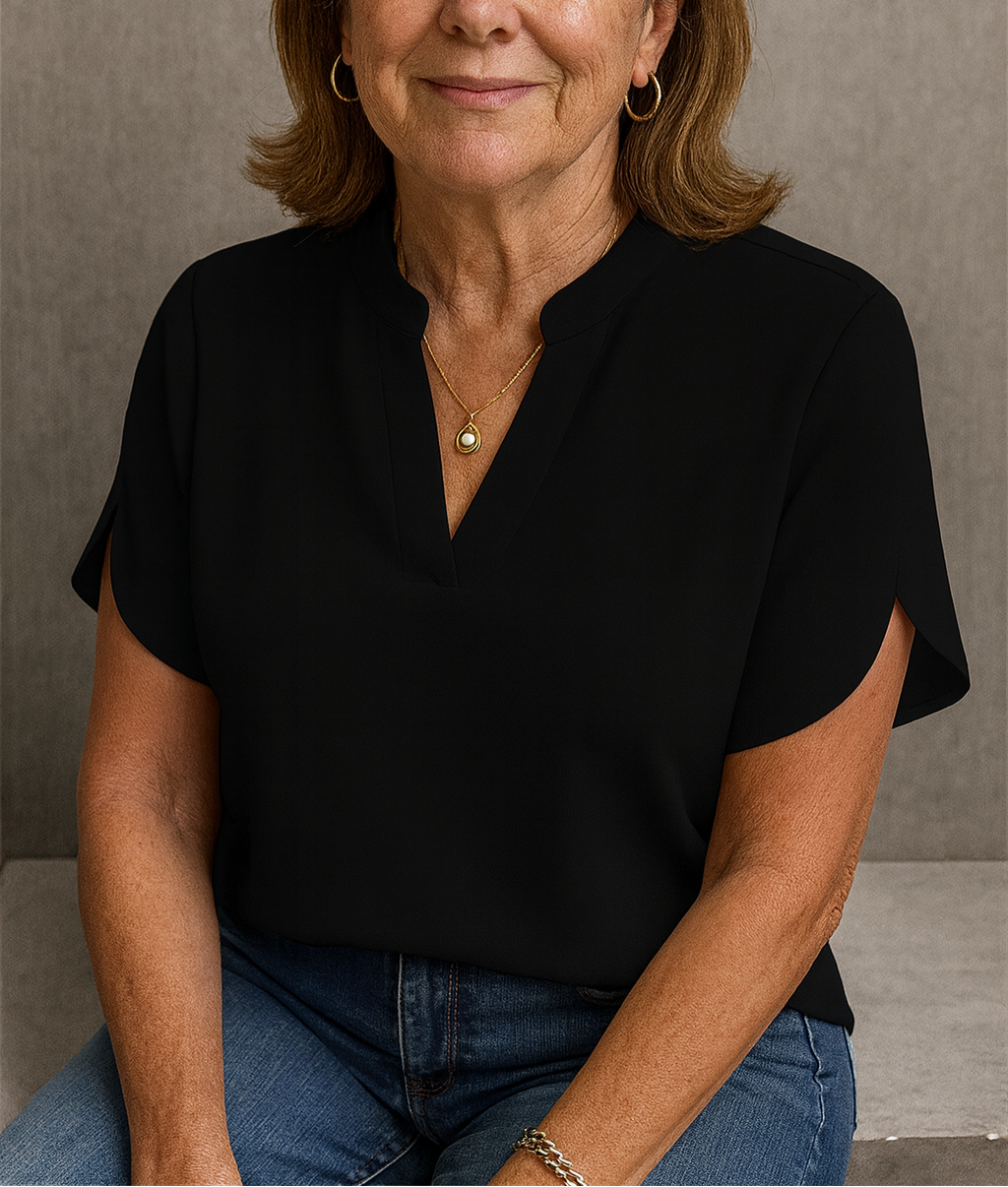 Hailey | Lightweight V-Neck Blouse