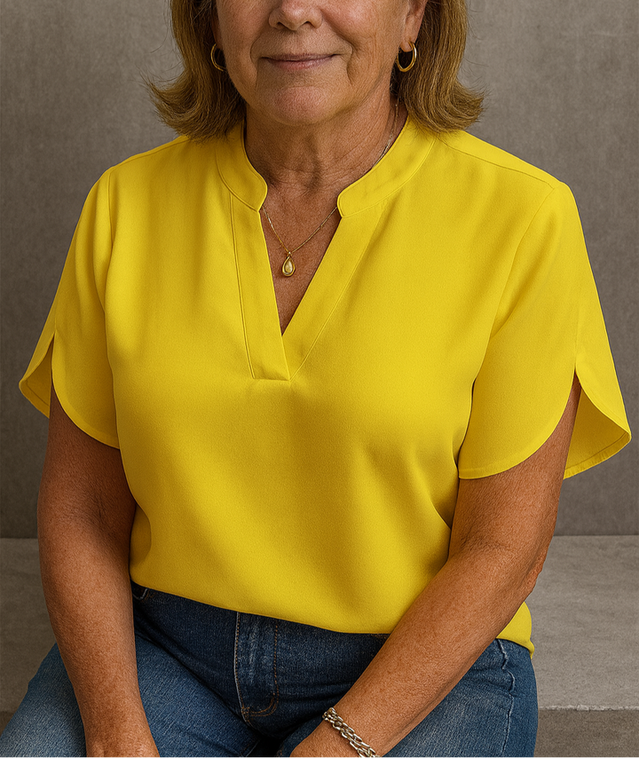 Hailey | Lightweight V-Neck Blouse