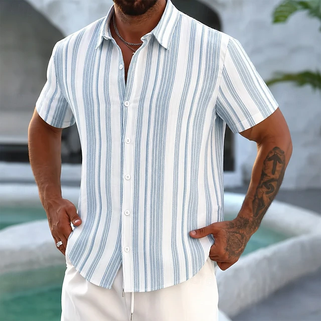 Hugo | Striped Short-Sleeve Shirt