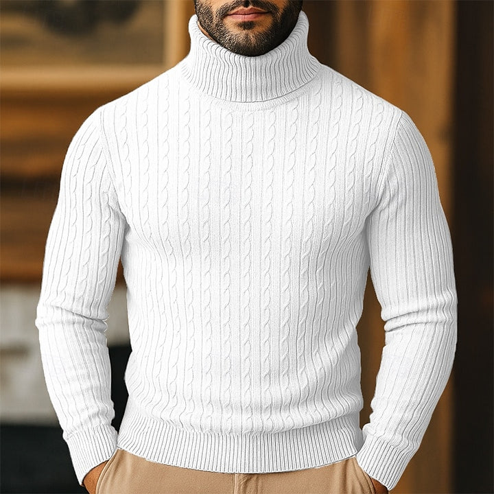 Conrad | Cable-Knit Turtleneck Sweater